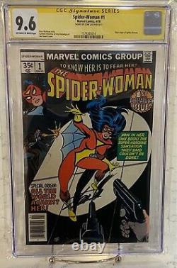Spider-woman #1 Cgc 9.6 Ss Signed Auto Stan Lee 1st Issue Marvel Comic Origin