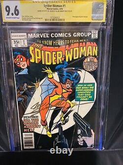 Spider-woman #1 Cgc 9.6 Ss Signed Stan Lee & Joe Sinnott 1st Issue Marvel Hot