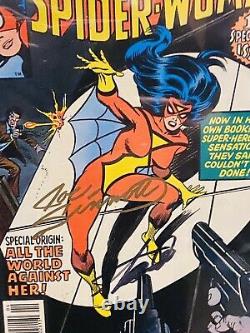 Spider-woman #1 Cgc 9.6 Ss Signed Stan Lee & Joe Sinnott 1st Issue Marvel Hot