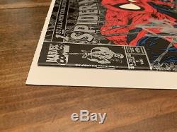 Spiderman 1 (1990) Silver Signed By Stan Lee No Coa Todd Mcfarlane