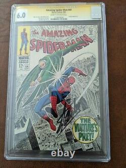 Spiderman 64 CGC 6.0 signed by Stan Lee