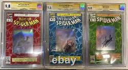 Spiderman Hologram CGC Set ALL SIGNED BY STAN LEE