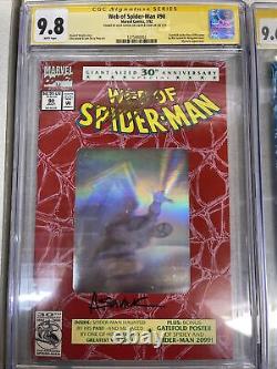 Spiderman Hologram CGC Set ALL SIGNED BY STAN LEE