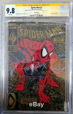 Spiderman Torment 1 CGC 9.8 Signed by Stan Lee and Todd McFarlane