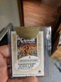 Stan Lee 2004 Conan Signed/autograph/auto Card Rittenhouse Archives
