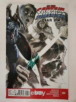 Stan Lee Autographed Captain America Comic With Certification