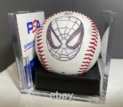 Stan Lee Autographed Signed MLB Baseball with Spiderman Drawing No Way Home PSA