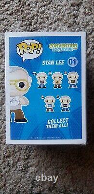 Stan Lee Funko Lot (Convention Exclusive 01 Signed, Gold and Silver Exclusive)