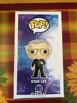 Stan Lee GOTG Funko Pop 2018 Custom Christmas Exclusive Stan Lee signed