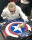 Stan Lee Hand Signed Captain America Marvel Metal Shield Life Size 24 Coa #2