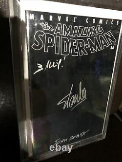 Stan Lee & John Romita Signed AMAZING SPIDER-MAN 36