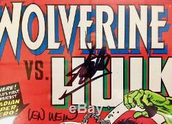 Stan Lee Len Wein Signed CGC 9.8 Signature SS Wolverine Hulk #1 True Believers