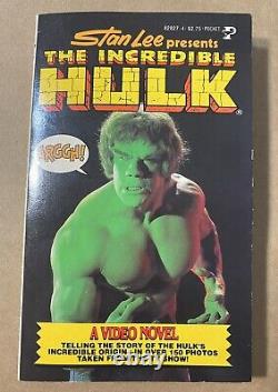 Stan Lee Presents The Incredible Hulk A Video Novel Signed Stan Lee 1979 VF/NM