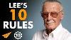 Stan Lee S Top 10 Rules For Success Therealstanlee