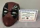 Stan Lee SIGNED Deadpool Mask Helmet Excelsior HOLO COA Marvel Movie Xcoser