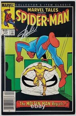 Stan Lee SIGNED Marvel Tales #174 Amazing Spider-Man #35