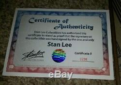 Stan Lee Signed Autograph Amazing Fantasy 15 Wood Print 13x19 with SL Hologram COA