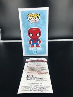 Stan Lee Signed Autographed Spiderman #3 2013 Funko Pop With COA By JSA