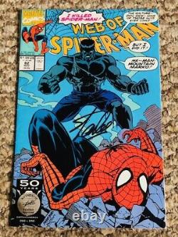 Stan Lee Signed Comic Web Of Spiderman Stan Lee Excelsior Approved Hologram