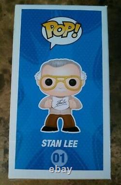 Stan Lee Signed Convention Exclusive Funko Pop 01 Authentic Excelsior Approved