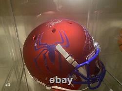 Stan Lee Signed Full Size Helmet WithExcelsior COA- Spider-Man