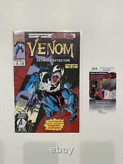 Stan Lee Signed JSA Venom Lethal Protector #2 Spider-Man 1993 Comic Book CGC PSA