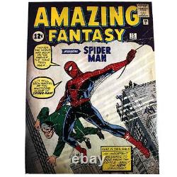 Stan Lee Signed Marvel Amazing Spider Man 24x36 Poster (Signed in Black)