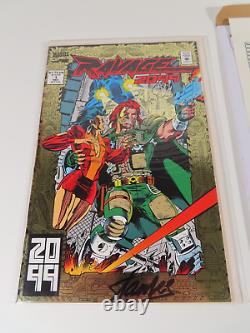 Stan Lee Signed Marvel Comic Ravage 2099 #1 Gold Cover with JSA Authentication