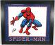 Stan Lee Signed Marvel Comics Spiderman Framed Print 23x27 Jsa Coa