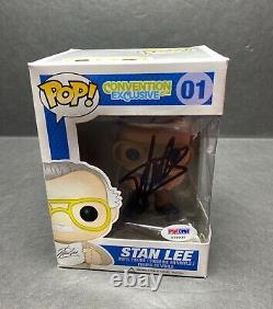 Stan Lee Signed Marvel Stan Lee Funko POP #01 PSA X79935