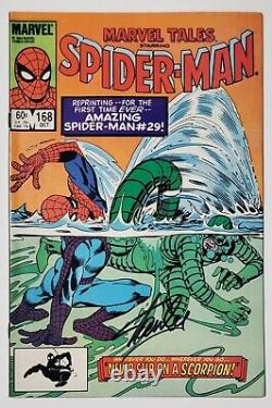 Stan Lee Signed Marvel Tales Spider-Man #168 Scorpion BEAUTIFUL
