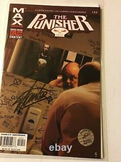 Stan Lee Signed Max Comic The Punisher Stan Lee Hologram