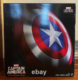 Stan Lee Signed Metal Captain America Shield. RARE 2016 First Avenger Version