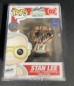 Stan Lee Signed Pop! Vinyl 2014 Comic Con AUTHENTIC Stan Lee SDCC 2014