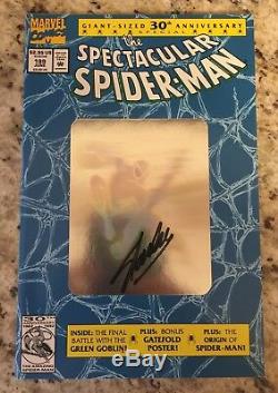 Stan Lee Signed Spectacular Spider Man Comic Book #189 Certificate HOLOGRAM