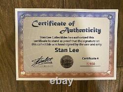 Stan Lee Signed Spider-Man Daily Bugle Movie Prop Newspaper Replica