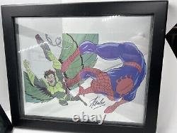 Stan Lee Signed Spiderman Art Cell COA Spider-Man Convention The Vulture Invest