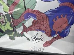 Stan Lee Signed Spiderman Art Cell COA Spider-Man Convention The Vulture Invest