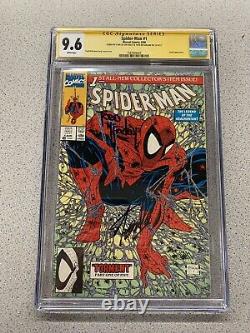 Stan Lee Signed Spiderman Marvel Comic Book #1 Torment Series CGC 9.6 graded