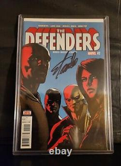 Stan Lee Signed The Defenders Marvel Comic #2 with COA