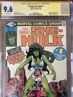 Stan Lee Signed The Savage She-hulk 1 Cgc 9.6 Ss First Appearance Nm+ 1980