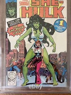 Stan Lee Signed The Savage She-hulk 1 Cgc 9.6 Ss First Appearance Nm+ 1980