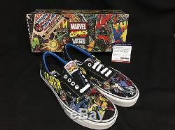Stan Lee Signed Vans X-Men- Marvel Vintage Comicbook Era Skate Shoes PSA