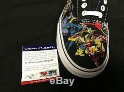 Stan Lee Signed Vans X-Men- Marvel Vintage Comicbook Era Skate Shoes PSA