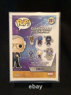 Stan Lee Signed by Stan Lee Funko Pop #281 Exclusive Excelsior Approved Holo