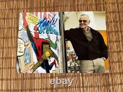 Stan Lee Spider-Man Marvel Thor autographed photo signed coa