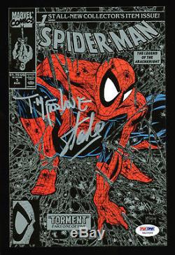 Stan Lee & Todd McFarlane Signed Spider-Man Torment #1 Comic Silver Cover PSA