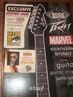 Stan Lee Todd Mcfarlane Signed Sdcc Release 2013 Spider-man Venom Guitar #100