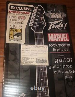 Stan Lee Todd Mcfarlane Signed Sdcc Release 2013 Spider-man Venom Guitar #100