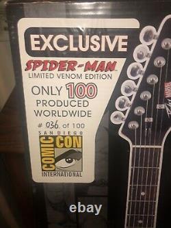 Stan Lee Todd Mcfarlane Signed Sdcc Release 2013 Spider-man Venom Guitar #100